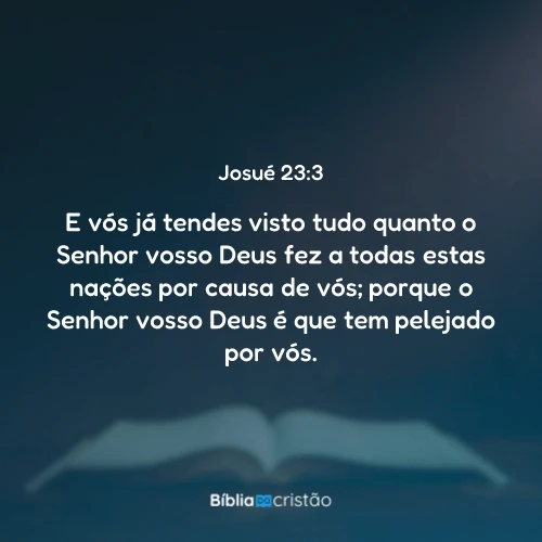 Josué 23:3