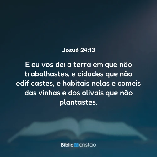 Josué 24:13