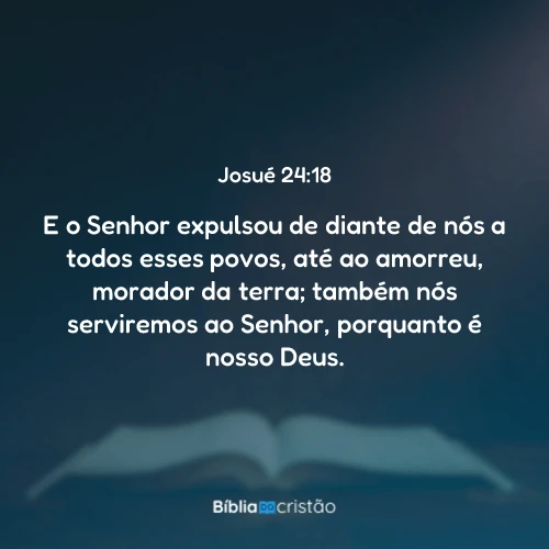 Josué 24:18