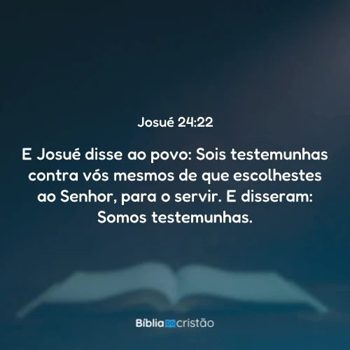 Josué 24:22