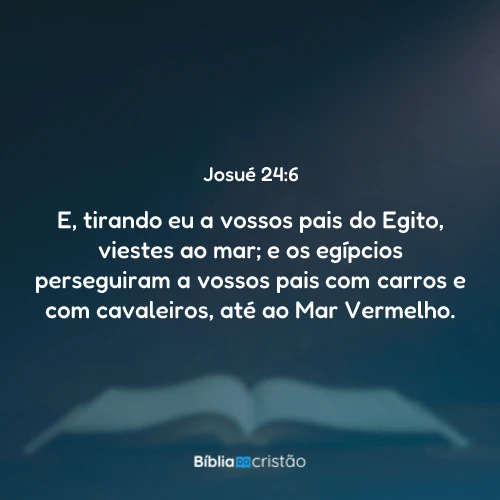 Josué 24:6