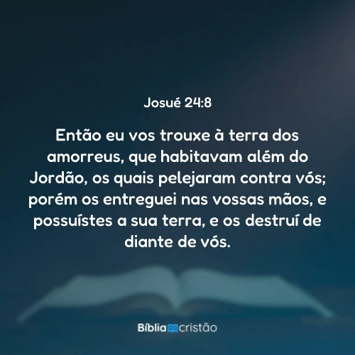 Josué 24:8