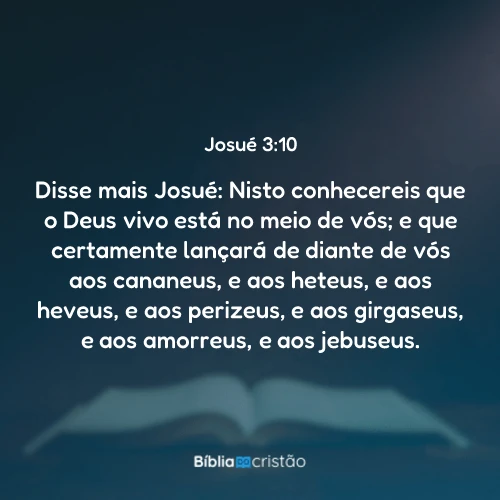 Josué 3:10