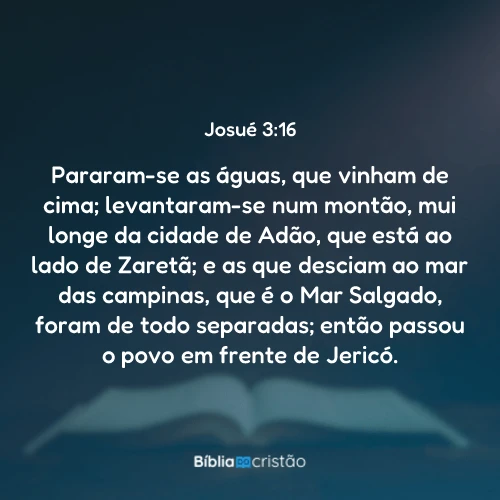 Josué 3:16
