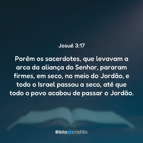Josué 3:17