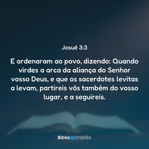 Josué 3:3