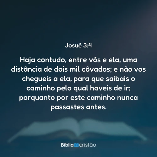 Josué 3:4