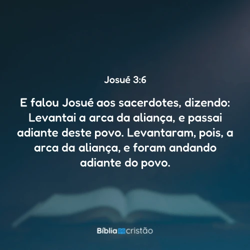 Josué 3:6