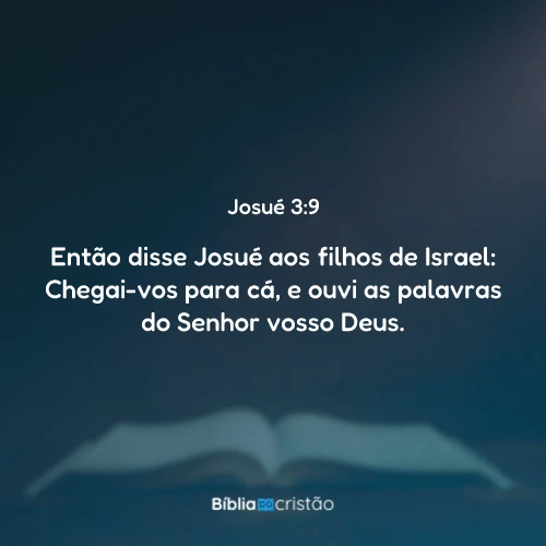 Josué 3:9