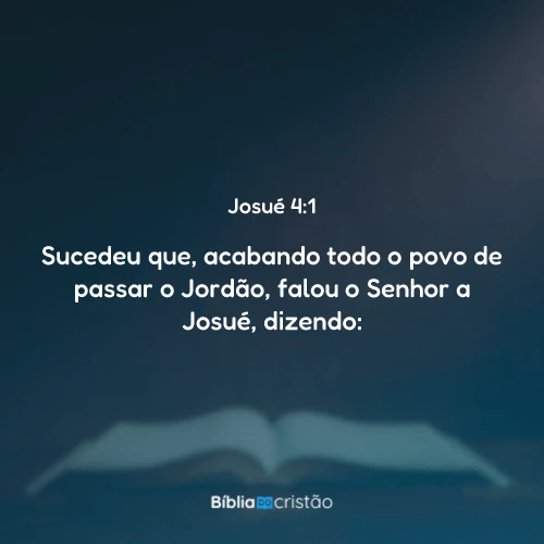 Josué 4:1