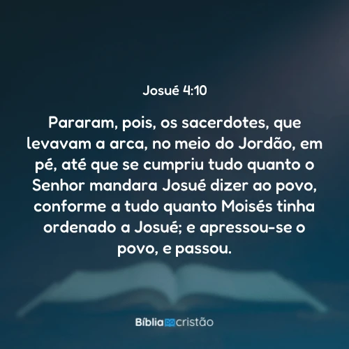Josué 4:10