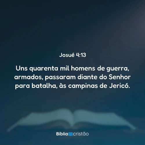 Josué 4:13