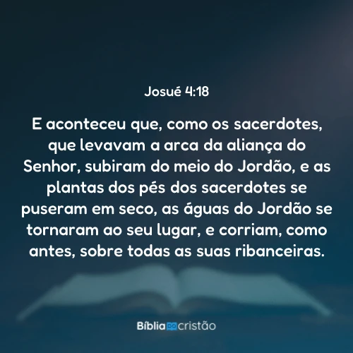 Josué 4:18