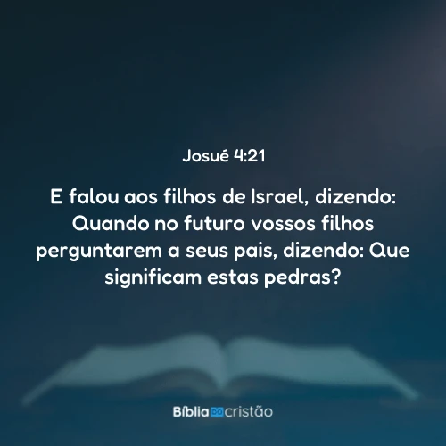 Josué 4:21