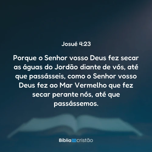 Josué 4:23