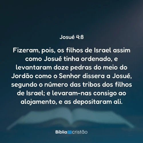 Josué 4:8