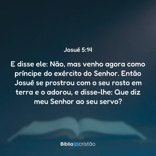 Josué 5:14