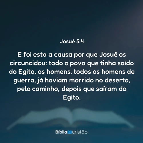 Josué 5:4