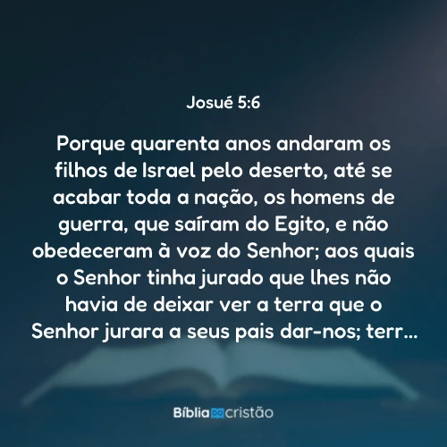 Josué 5:6