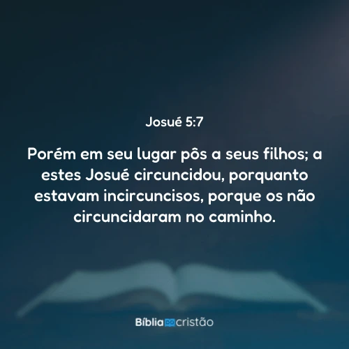 Josué 5:7