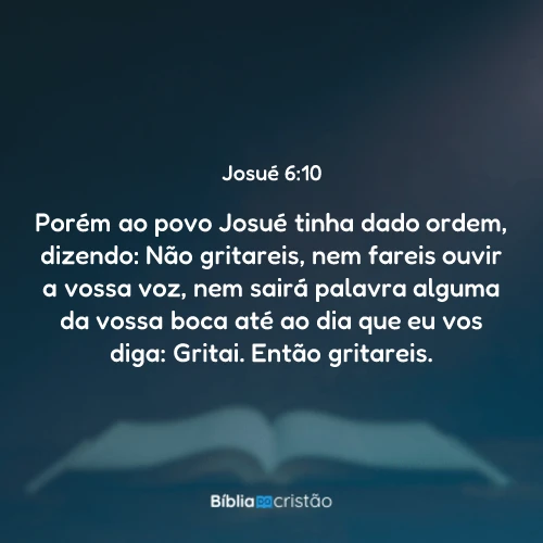 Josué 6:10