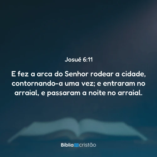 Josué 6:11