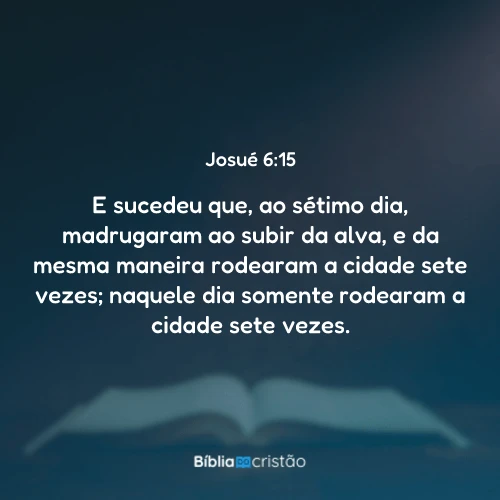 Josué 6:15