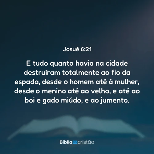 Josué 6:21