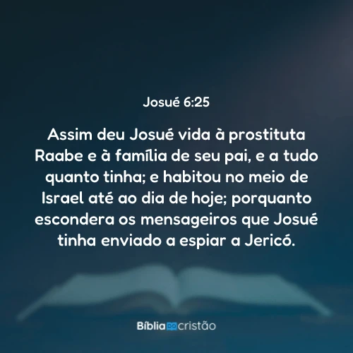 Josué 6:25