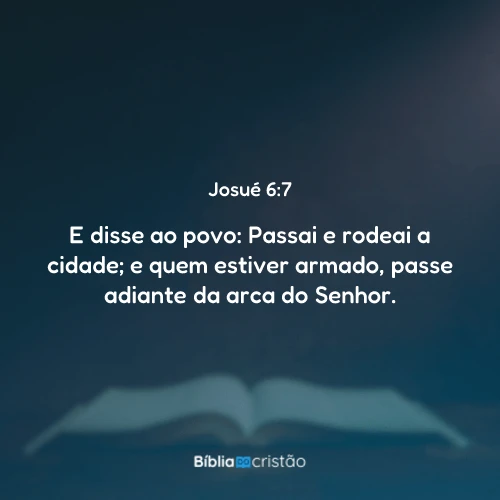 Josué 6:7