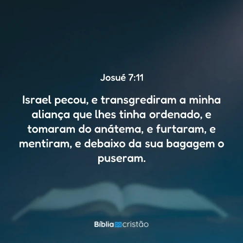 Josué 7:11