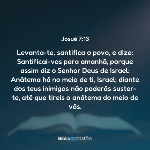 Josué 7:13