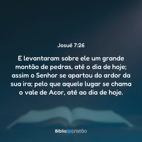 Josué 7:26