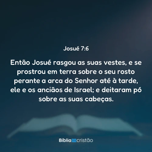 Josué 7:6