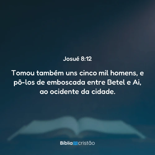 Josué 8:12