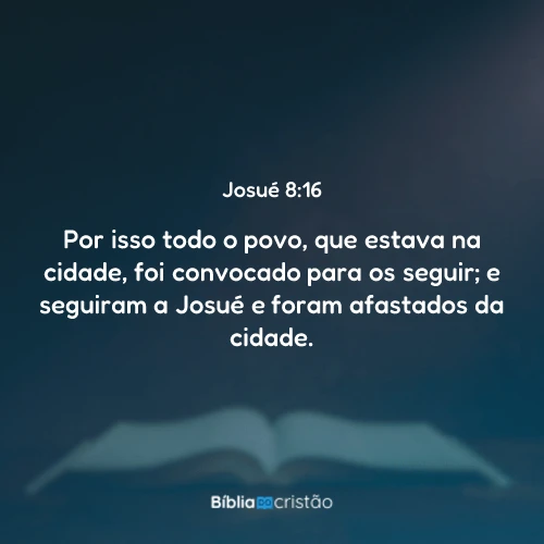 Josué 8:16