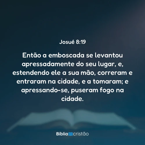 Josué 8:19