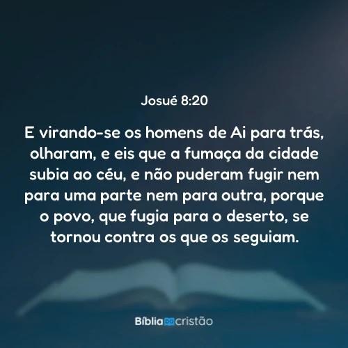 Josué 8:20