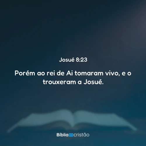 Josué 8:23