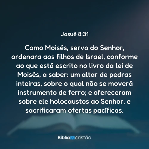 Josué 8:31