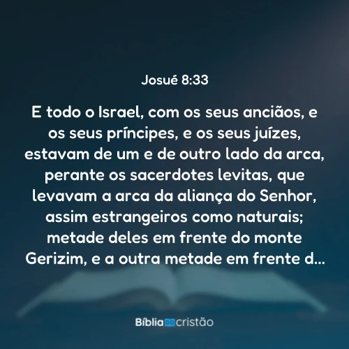 Josué 8:33