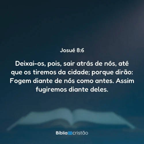 Josué 8:6