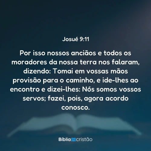 Josué 9:11