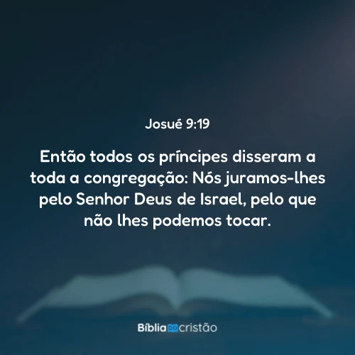 Josué 9:19