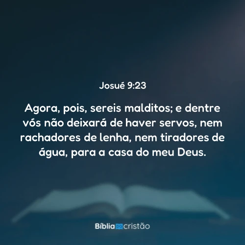 Josué 9:23