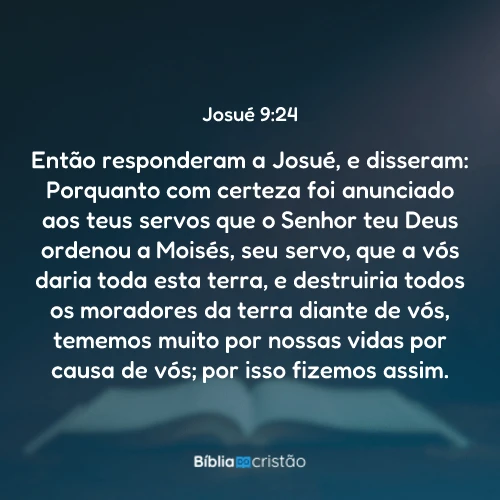 Josué 9:24