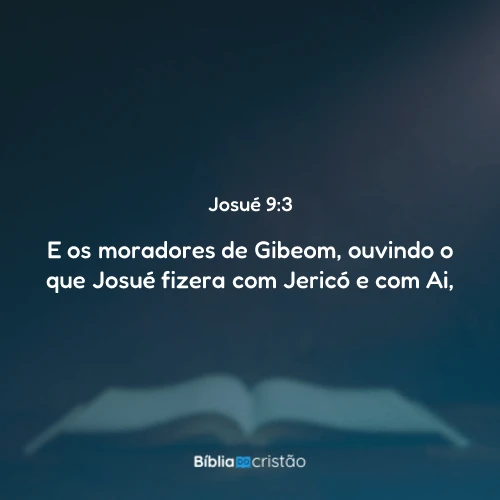 Josué 9:3