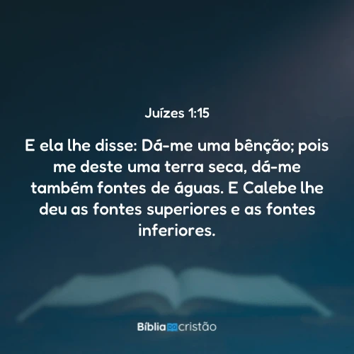 Juízes 1:15