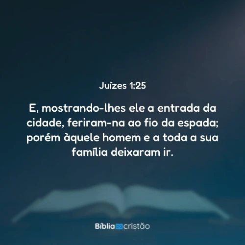 Juízes 1:25