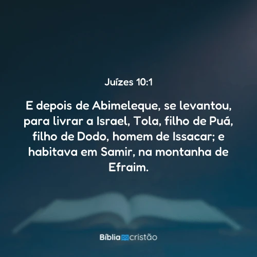 Juízes 10:1